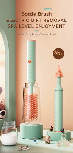 Wireless Electric Bottle Brush