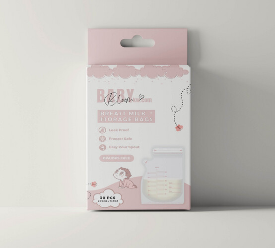 Baby Bloom Milk Storage Bags (30pcs – 250ml)