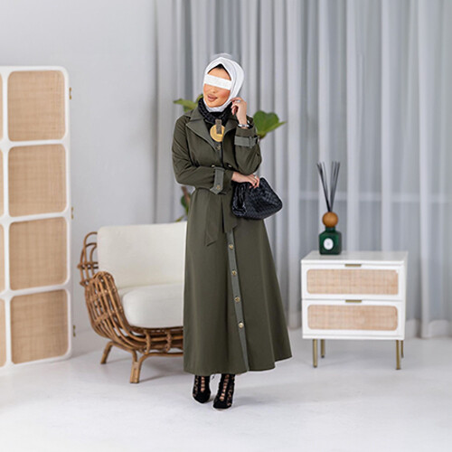 Crop jacket with dress