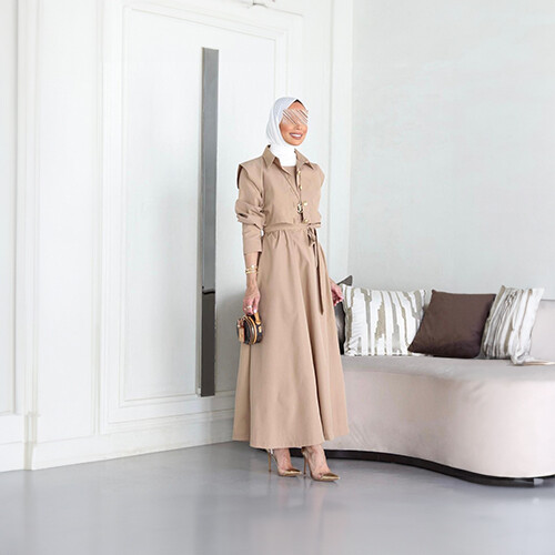 Beige dress