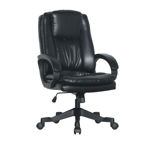 كرسي مكتب جلد YF 0532 BLACK