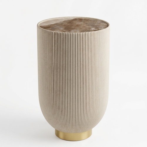 طاولة زاوية رخامي Beige A(1084215)Y27-A
