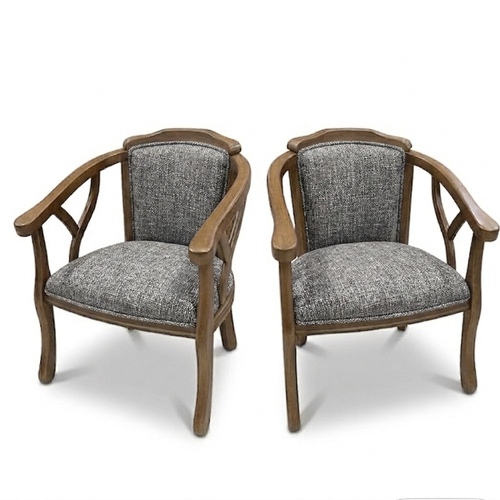 طقم 2 كرسي جلوس فندقي Hotel Dark Gray