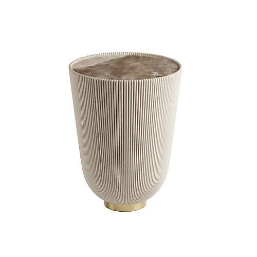 طاولة زاوية رخامي Beige A(1084215)Y27-A