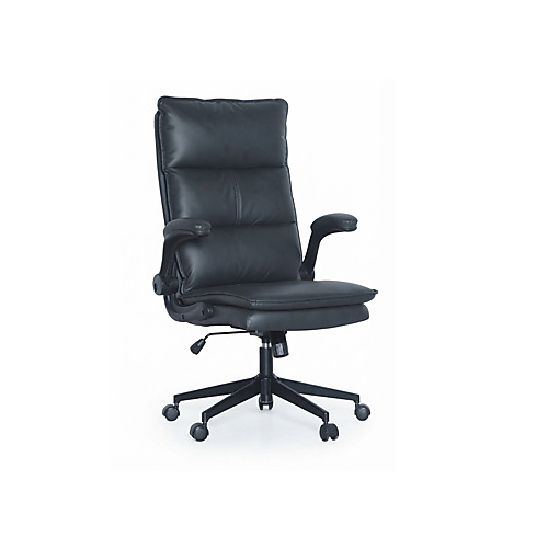 كرسي مكتب جلد YF 0530 BLACK
