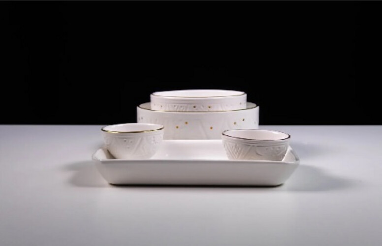 ROYAL WHITE MOROCCAN POTTERY POTS SET