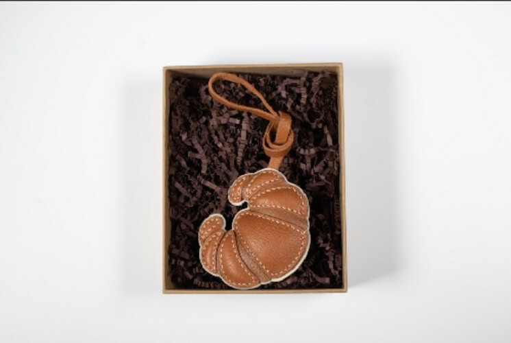 CROISSANT CHARM - BROWN