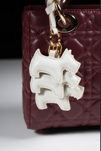 TRIPLE SCHNAUZER CHARM - WHITE
