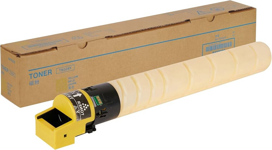 حبر ليزر أصفر بديل BH C250-C300 BH C360-C7130 TN-328