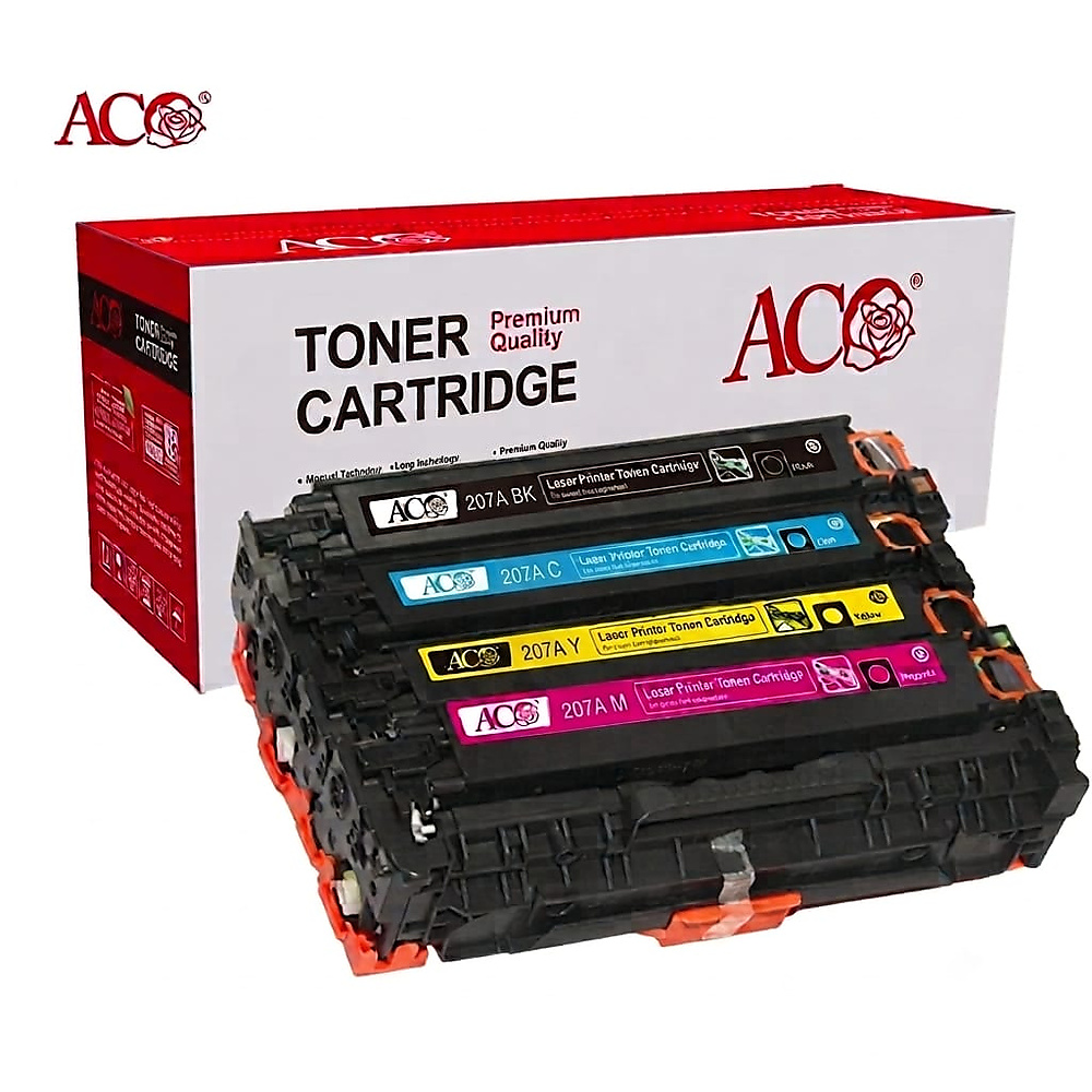 طقم حبر ليزر ملون Color LaserJet Pro M255dw Color LaserJet Pro MFP M282nw Color LaserJet Pro MFP M28