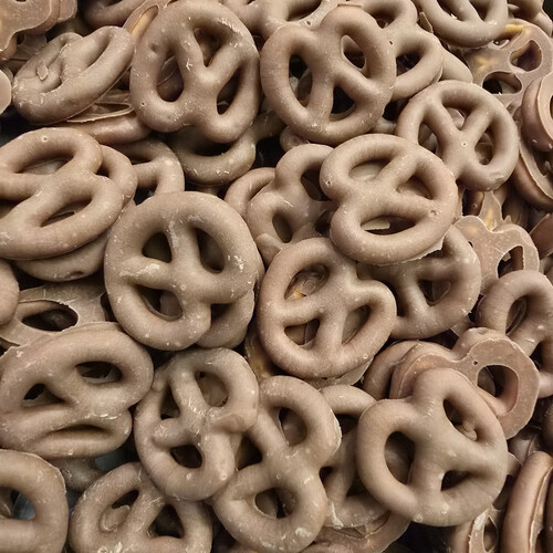 Sugar Free Chocolate covered baked mini pretzils