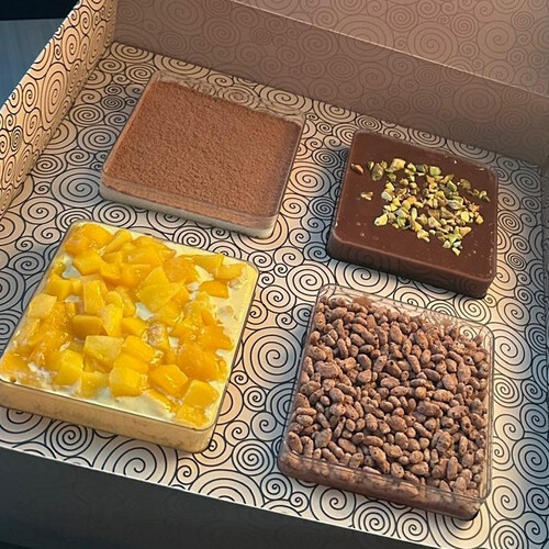 mini cake mix box