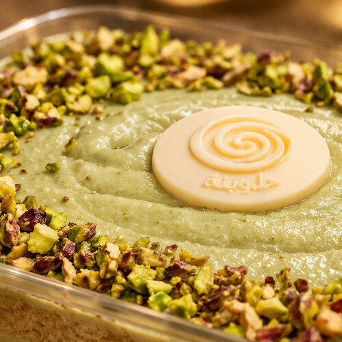 Single size Pistachio cake