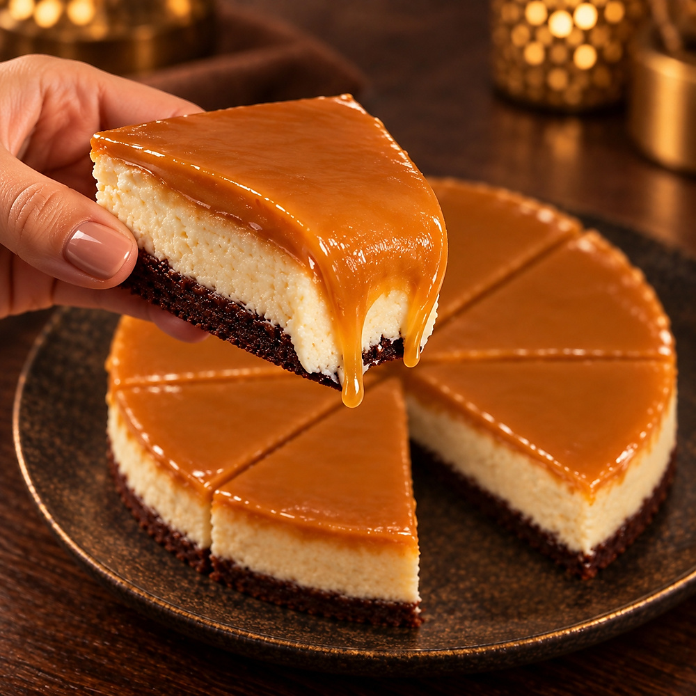 Brownie Caramel cheesecake
