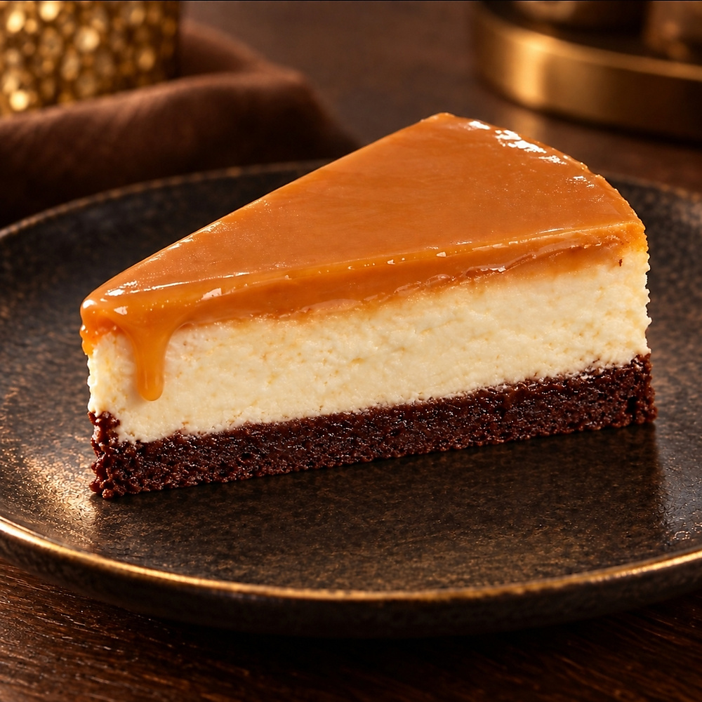 Brownie Caramel cheesecake
