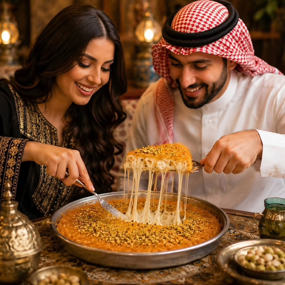 كنافة محشية بالجبنة