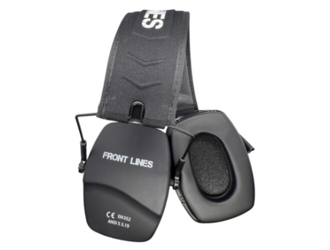 ‏TACTICAL EARMUFFS - BLACK