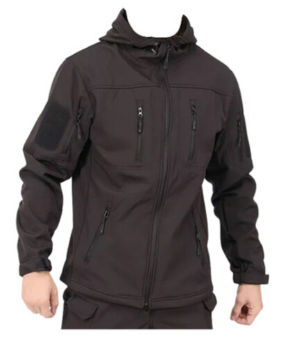 ‏TACTICAL JACKET - BLACK