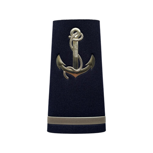‏NAVY CENSORSHIP EPAULETTES - BOAT CAPTAIN - ONE THREADS