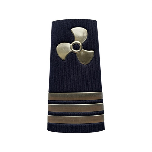 ‏NAVY CENSORSHIP EPAULETTES - POST.INTERMEDIATE COURSE TECHNICIAN - THREE THREADS