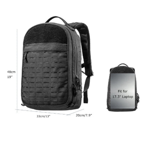 حقيبة ظهر تاكتيكال - أسود  35 لتر