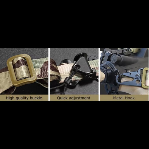 حمالة بندقية تاكتيكال - أسود