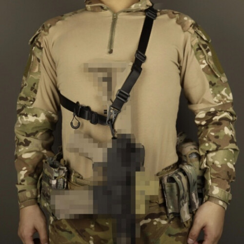 حمالة بندقية تاكتيكال - أسود