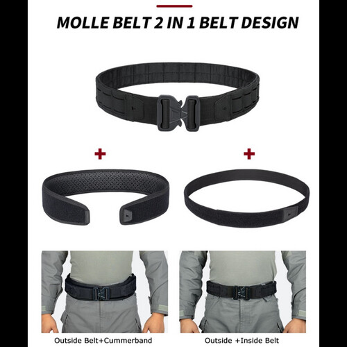 غايش عمليات ثلاث قطع - أسود - وسط