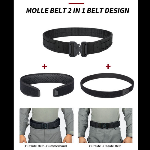 غايش عمليات ثلاث قطع - أسود - كبير