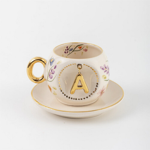 Spring blossom cup - Letter