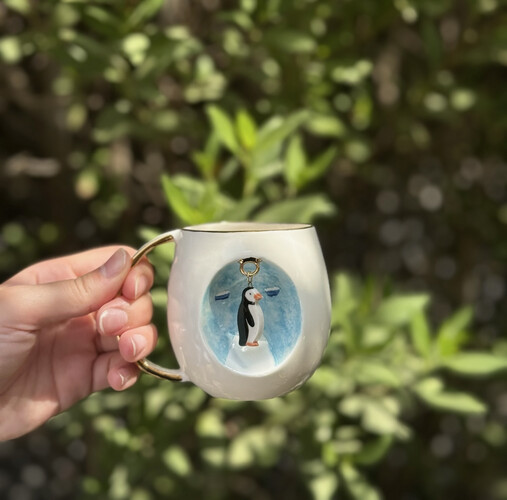 Penguin mug