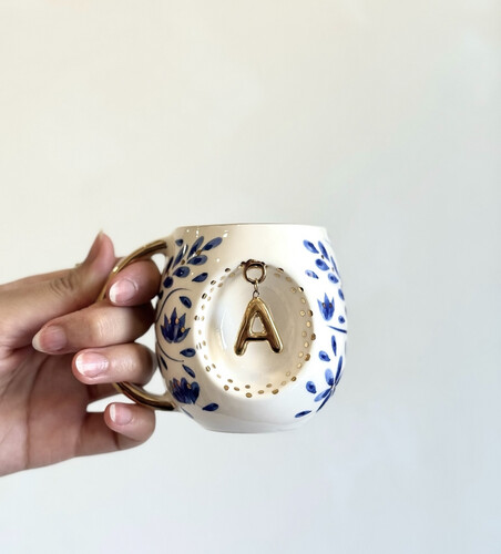 Midnight blossom cup - large