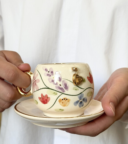 Spring blossom cup