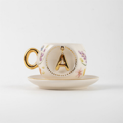 Spring blossom cup - Letter