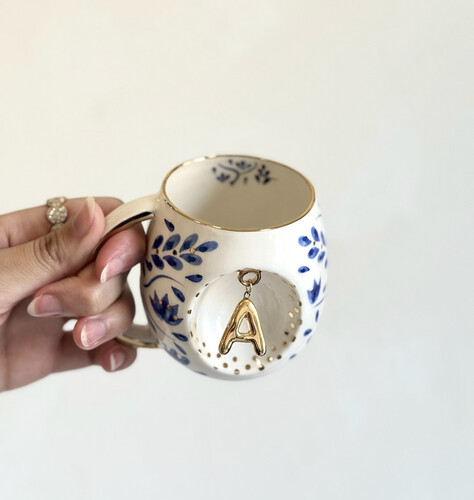 Midnight blossom cup - large