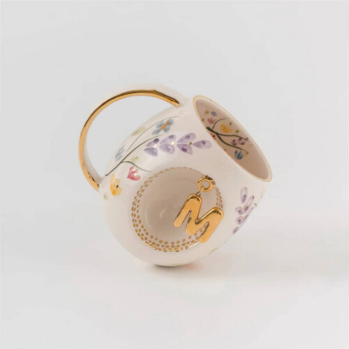 Spring Blossom Letter Cup - Large