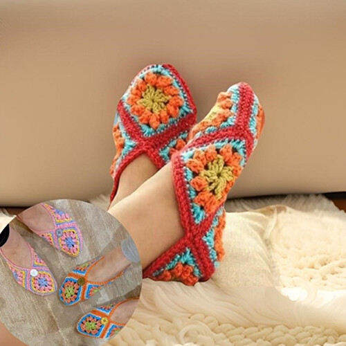 Handmade Crochet Home Shoes