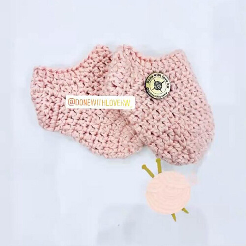 Girls Crochet Socks