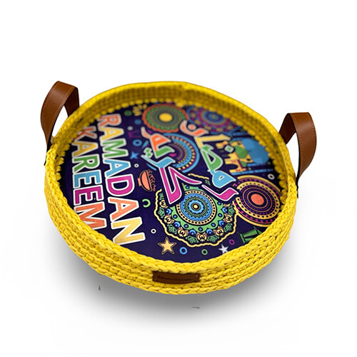 Handmade Crochet Trays For Ramadan