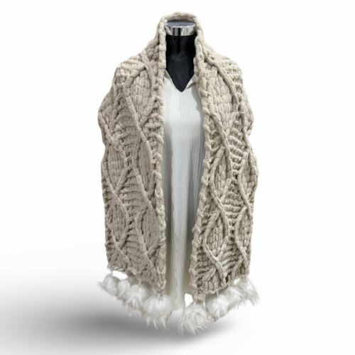 Long warm shawl