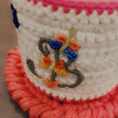 Crochet tray set for occasions
