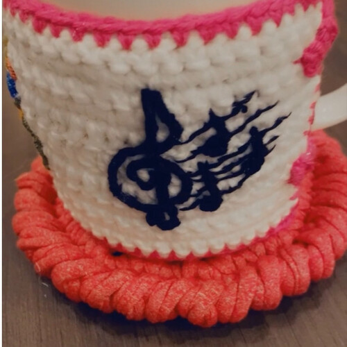 Crochet tray set for occasions
