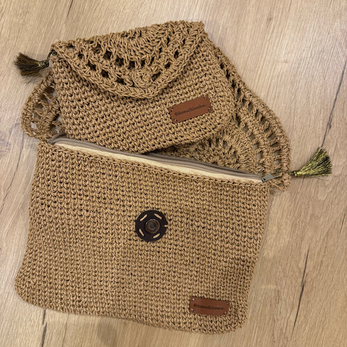 Raffia Crochet Bag
