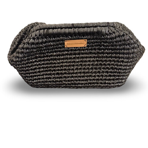 Black Large Clutch Handbag