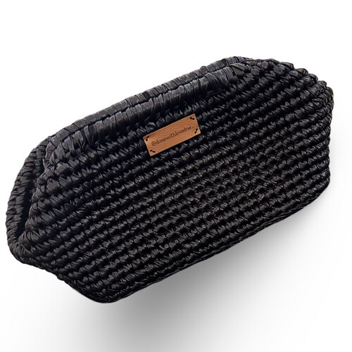 Black Large Clutch Handbag