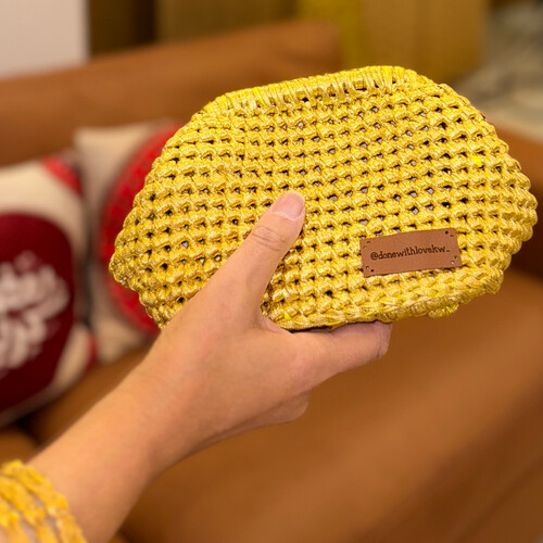 Small Crochet Clutch Bag