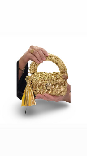 Crochet bag model Puff