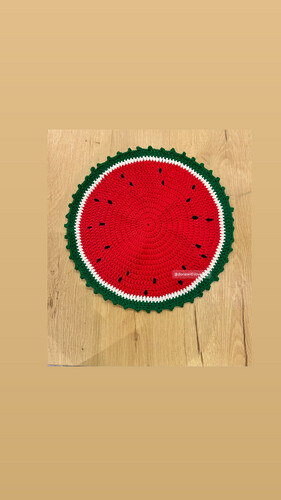 Watermelon coaster