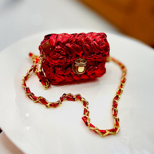 Puff Stitch Occasion Bag