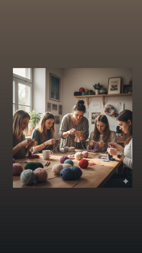 Group in-person crochet for advanced students